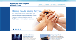 Desktop Screenshot of plasticandhandsurgeryntx.com